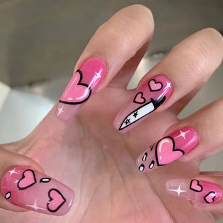 Sweetheart Press On Nails
