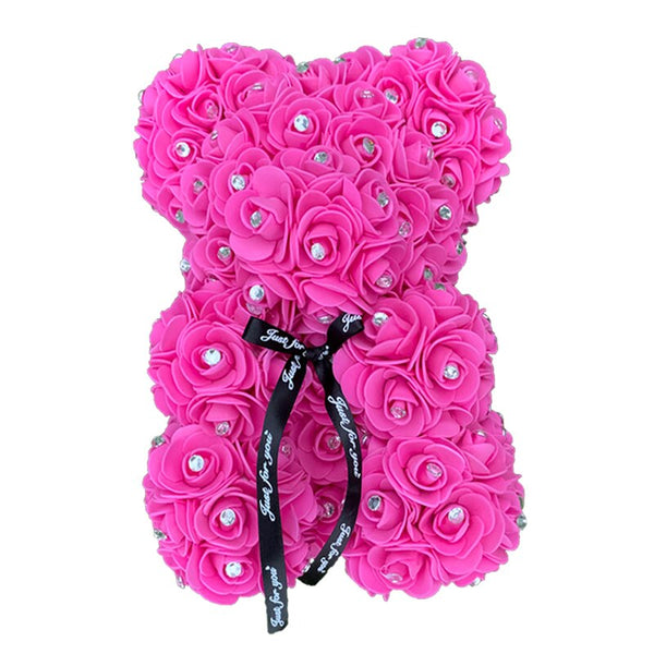 25cm Rose Teddy Bear