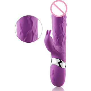Buy purple Large Dildo G Spot Vibrator Rabbit Clitoral Clit Stimulation Realistic Penis Sex Shop Sex Toy Adult Product Vibrador for Women