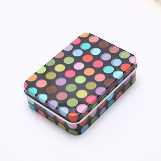 Buy style-1-dots 1pc Tin Cigarettes Cases Boxes Holder Sealed Tobacco Humidor Rolling Paper Storage Box Eiffel Tower Printed Smoking Accessories