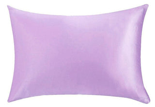 Buy light-purple 100% Nature Mulberry Silk Pillowcase
