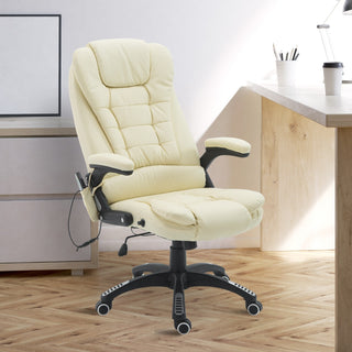 HOMCOM Massage Chair Office Computer Executive Ergonomic Heated