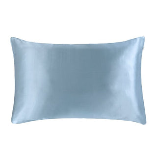 Buy light-blue 100% Nature Mulberry Silk Pillowcase