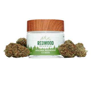 Redwood Reserves - CBD Flower - Full Spectrum Flower Jar - Golden Redwood - 3.5g-7g