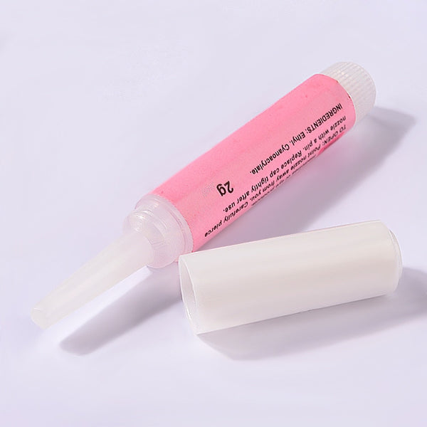 2pcs/lot Mini Beauty Nail Glue For False Art Decorate UV Acrylic