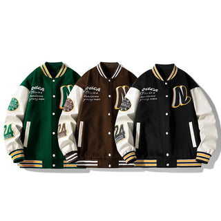 2023 Varsity Letterman Jacket Custom Winter New Design Fleece Jacket Men Quality Outdoor Jackets