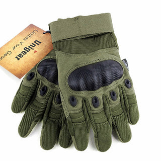 Buy army-green Tactical Gloves with Full Finger Touch