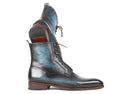 Paul Parkman Men's Blue & Brown Leather Boots