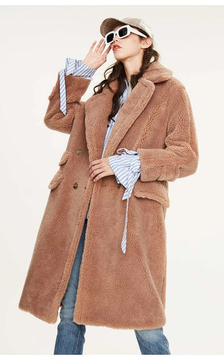 Buy camel-colordkl02 Winter Teddy Bear Coat