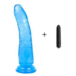 Buy bullet-blue-dildo Erotic Soft Jelly Dildo