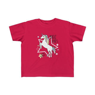 Buy red Magic Vibes Unicorn Kid Girls Tee