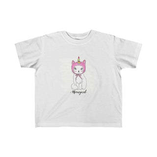 Buy white Meowgical Cat Unicorn Kid Girls Tee