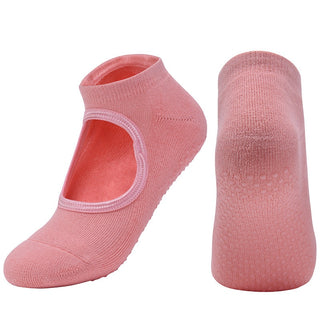 Buy 1-pair14 Hot Breathable Anti-Friction Women Yoga Socks Silicone Non Slip