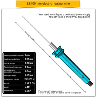 Buy 10cm 15-35w Professional Foam Cutter Pen 5/10/15/20/25cm Electric Cutting Machine AC100-240V Hot Cutter Pen for Pearl Cotton KT Plate