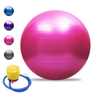 Buy blue 45/55/65/75CM Anti burst Yoga Ball Thickened Stability Balance Ball