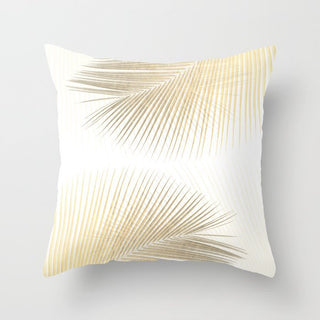 Buy gold-plants-032 Hot Gold Throw Pillows