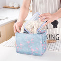 Cooler Bag Portable Food Bag Aluminum Foil Thermal Box Zipper Ice Pack Cute Animal Prints Lunchbox