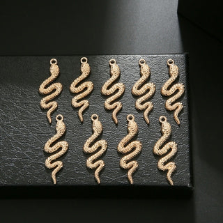 Buy light-gold-10pcs 4pcs 3D Snake Shaped Nail Charms Luxury Glitter Rhinestones Oversized