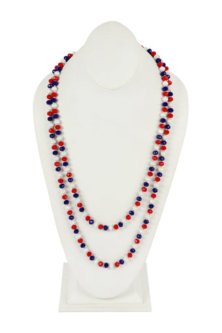 Buy usa 8mm Longline Hand Knotted Necklace