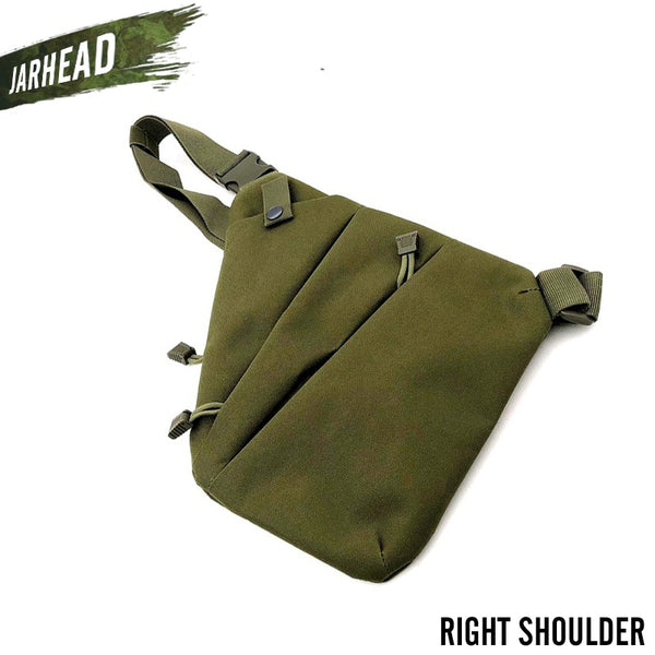 Multifunctional Concealed Tactical Storage Gun Bag Holster Men's Left Right Nylon Shoulder Bag Anti-Theft Bag Chest Bag Hunting