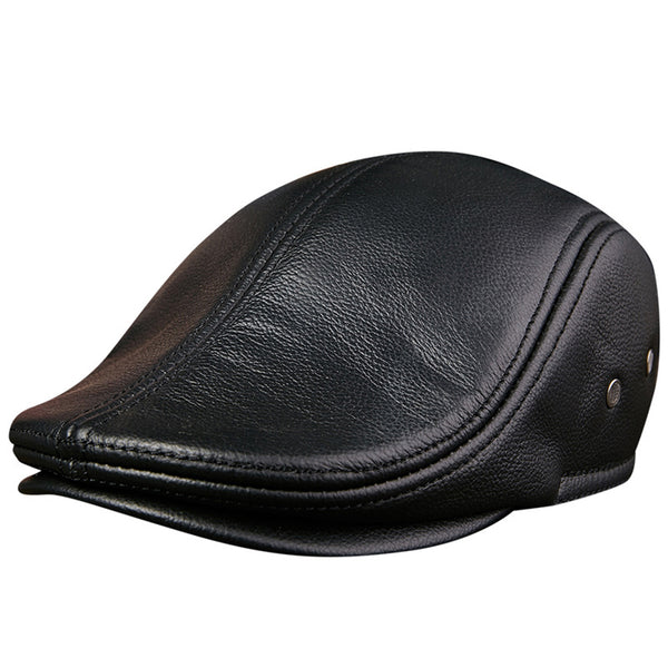 BUTTERMERE Flat Caps Men Real Leather