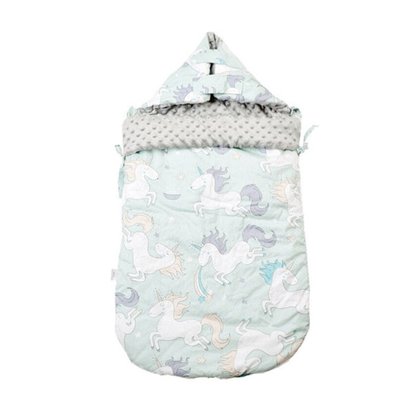 Baby Sleeping Bag Envelope Swaddle Sack for Newborn Baby Cocoon Outer Horse Pattern Diaper Cocoon for Newborns Sleep Bag Baby