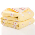Six-Layer Gauze Bath Towel for Children Baby Blankets(size 80*80)