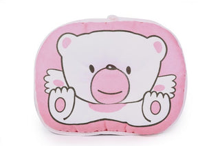 Buy pink-bear Newborn Infant Anti Roll Pillow Flat Head Neck Prevent Infant Support