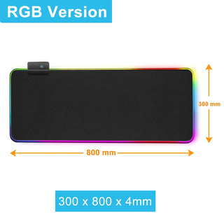 Buy rgb-300-x-800-x-4-mm RGB Gaming Mouse Pad