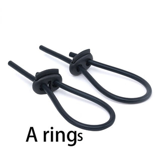 Buy a-rings 2 Types Electric Shock Penis Rings on a Member E-Stim Electro Shock Cock Ring Electro Penis Stimulation