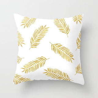 Buy gold-plants-019 Hot Gold Throw Pillows