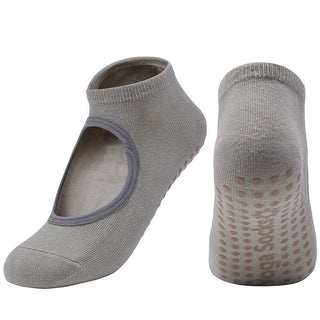 Buy 1-pair18 Hot Breathable Anti-Friction Women Yoga Socks Silicone Non Slip