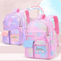 2022 New Primary School Backpack Cute Colorful Bags for Girls Princess School Bags Waterproof Children Rainbow Series Schoolbags