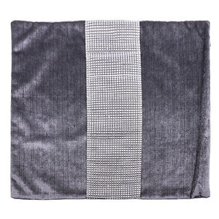 Buy grey Decorative Pillow Case Flannel Diamond Patckwork Modern Simple Throw Cover Pillowcase Party Hotel Home Textile 45cm*45cm