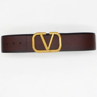 Buy vcoffee 7cm Top Quality Women Belt Luxury Gold V Buckle Female Genuine Leather