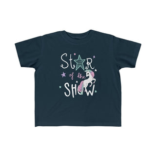 Buy navy Star of the Show Unicorn Kid Girls Tee