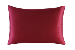 Buy wine-red 100% Nature Mulberry Silk Pillowcase