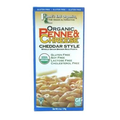 Road's End Organics Org Brown Rice Penne & Chreese Gluten Free (12x6