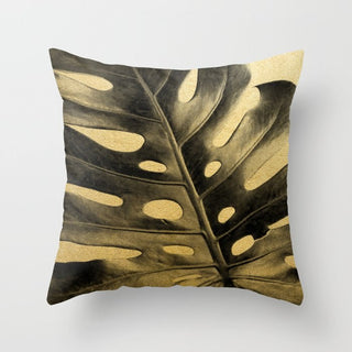 Buy gold-plants-010 Hot Gold Throw Pillows