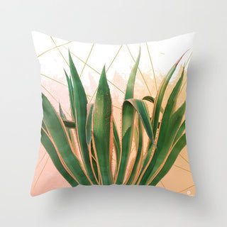 Buy gold-plants-003 Hot Gold Throw Pillows
