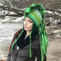 Adult funny hat medieval vintage knitted roman hat winter christmas