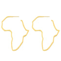 Africa Map Earrings