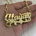 Double Plated Stainless Steel Custom Name Necklace