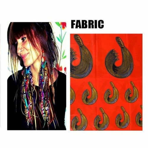 Fabric Earrings