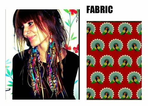 Fabric Earrings