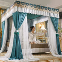 Bed Curtain Shading Integrated Mosquito Net Floor With Bracket