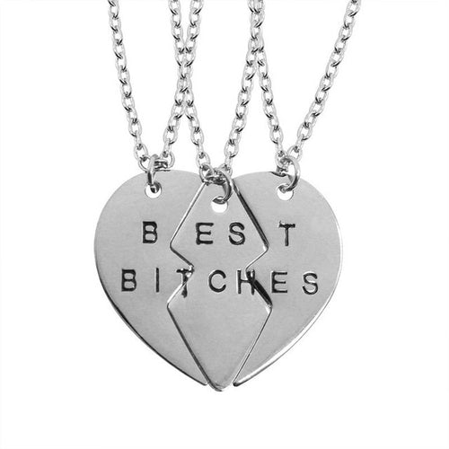3pcs Love Heart Necklace