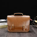 Business office Men Briefcase Designer Brand Leather Tote male Large