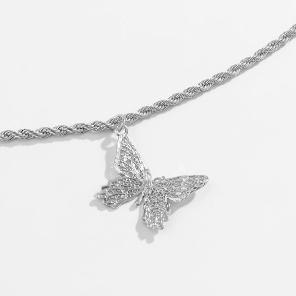Butterfly Waist Chain Rhinestone Dainty Belly Chain Body Jewelry for