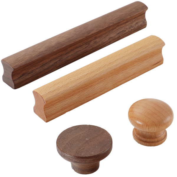 Cabinet door wooden handle drawer cabinet solid wood log modern